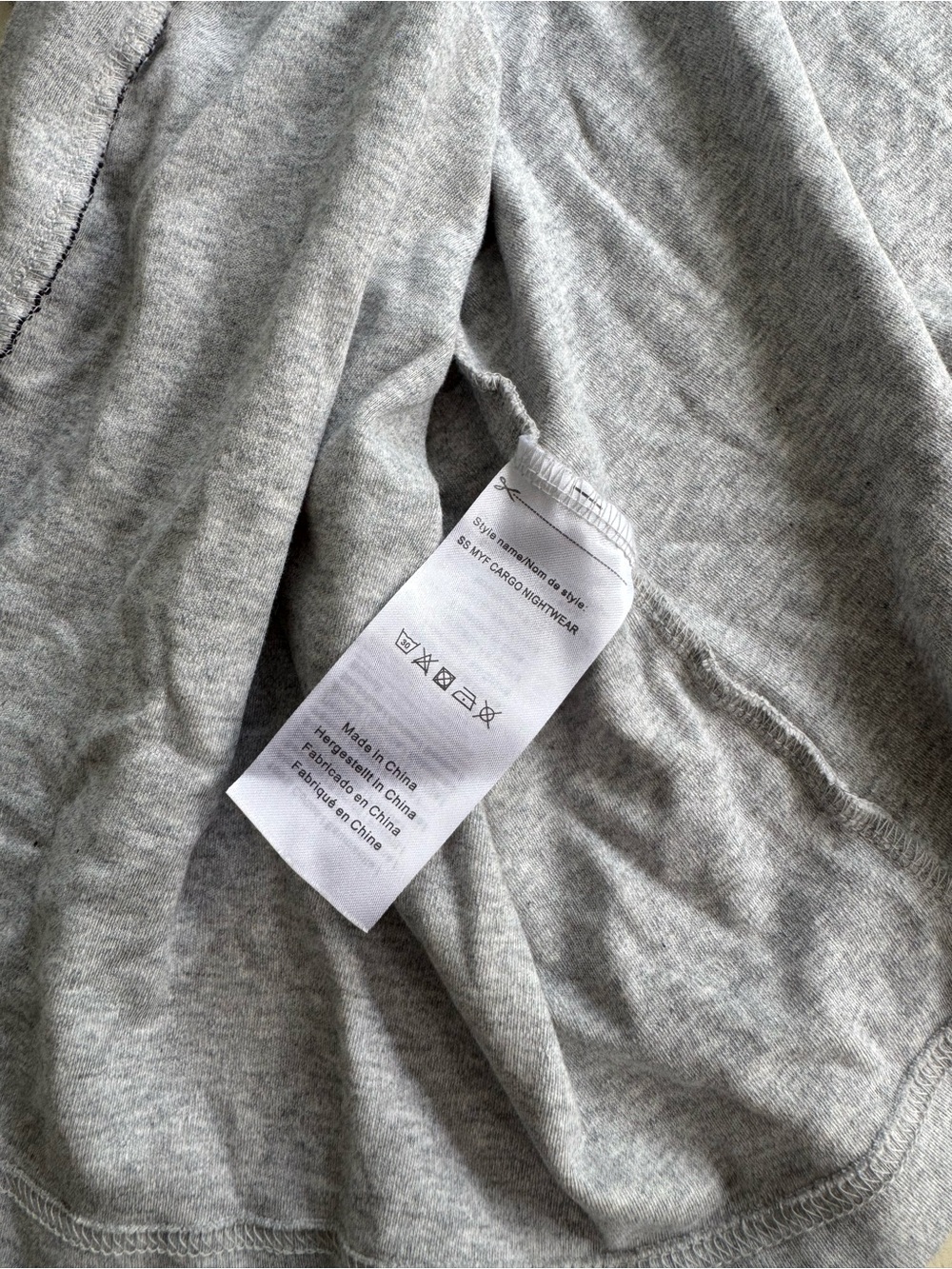 Gray Lightweight Robe - Picture 3 of 5